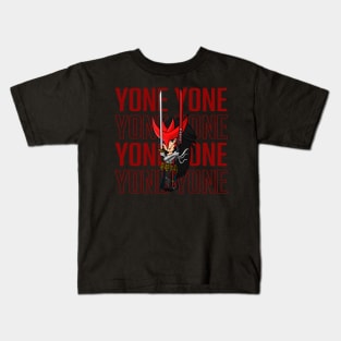 Yone - Red background Kids T-Shirt